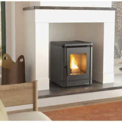 Poêle à granulés ventilé et étanche - 5,1 kW - noir - Peggy LA NORDICA EXTRAFLAME