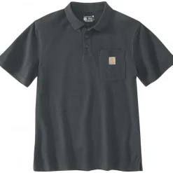 Polo de travail à manches courtes Sleeve pocket - gris CARHARTT