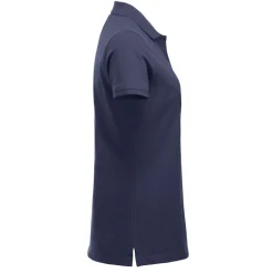 Polo de travail pour femme CLASSIC MARION - manches courtes - bleu foncé CLIQUE