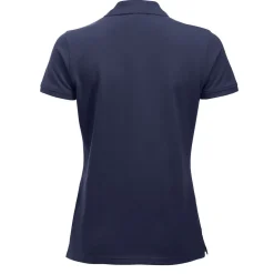Polo de travail pour femme CLASSIC MARION - manches courtes - bleu foncé CLIQUE