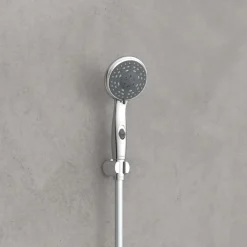 Pommeau de douche 4 jets - chromé - AQUA2SAVE SCHÜTTE