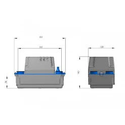 Pompe de relevage de condensats Sanicondens Eco SFA