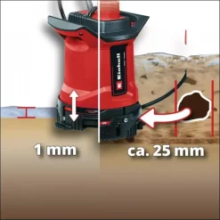 Pompe d'évacuation eaux usées sans fil GE-DP 18/25 LL Li - Solo - Power X-Change EINHELL