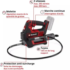 Pompe à graisse Pro TP-GR 18/690 Li - Solo - Power X-Change EINHELL PROFESSIONAL