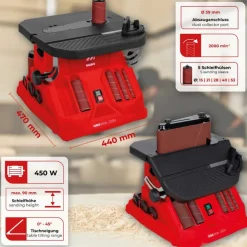 Ponceuse à bande et à cylindre oscillant 230V - OBS100A HOLZMANN