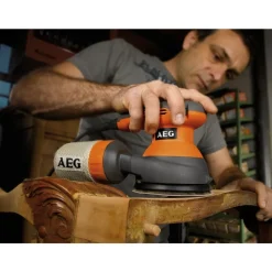 Ponceuse excentrique - Diamètre 125mm - 300W- EX125 ES AEG Powertools