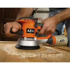 Ponceuse excentrique 150mm 440W + 25 abrasifs - EX150EDSET AEG Powertools