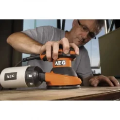 Ponceuse excentrique 125mm - 300W + 25 abrasifs - EX125ED-SET AEG Powertools