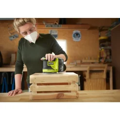 Ponceuse excentrique 18V ONE+™ - Ø125mm + 3 abrasifs - Solo - RROS18-0 RYOBI