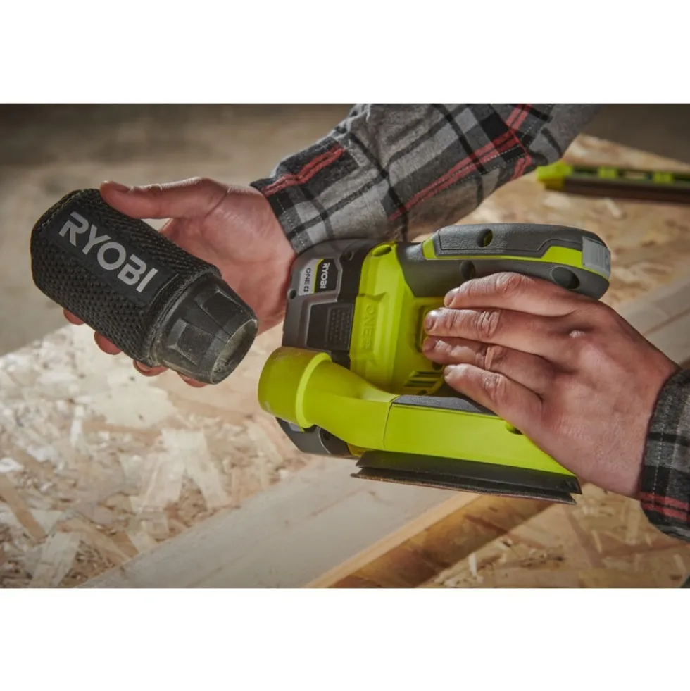 Ponceuse excentrique 18V ONE+™ - Ø125mm + 3 abrasifs - Solo - RROS18-0 RYOBI