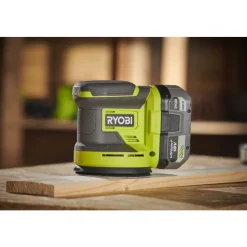 Ponceuse excentrique 18V ONE+™ - Ø125mm + 3 abrasifs - Solo - RROS18-0 RYOBI