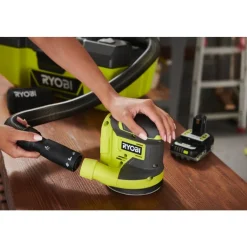 Ponceuse excentrique 18V ONE+™ - Ø125mm + 3 abrasifs - Solo - RROS18-0 RYOBI
