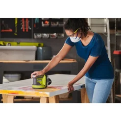 Ponceuse excentrique 18V ONE+™ - Ø125mm + 3 abrasifs - Solo - RROS18-0 RYOBI