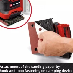 Ponceuse à main sans fil TE-OS 18/113 Li-Solo - Power X-Change EINHELL