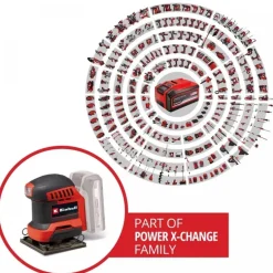 Ponceuse à main sans fil TE-OS 18/113 Li-Solo - Power X-Change EINHELL