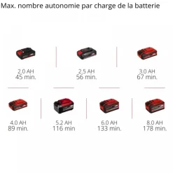 Ponceuse à main sans fil TE-OS 18/113 3X Li - Solo - Power X-Change EINHELL