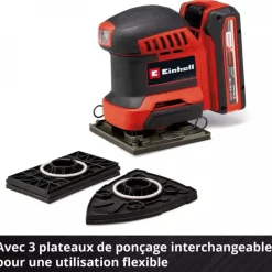 Ponceuse à main sans fil TE-OS 18/113 3X Li - Solo - Power X-Change EINHELL