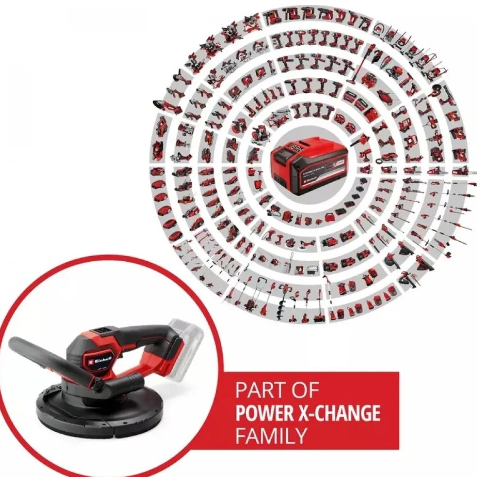 Ponceuse murale sans fil TP-DWS 18/225 Li BL Solo - Power X Change EINHELL PROFESSIONAL