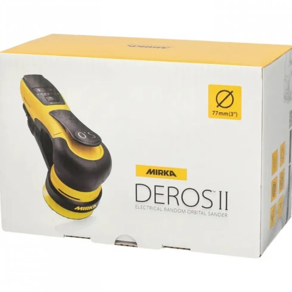 Ponceuse orbitale DEROS II 325 CV - Ø77 mm - amplitude 2,5 mm MIRKA