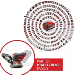 Ponceuse rotative sans fil TP-RS 18/32 Li BL - Solo - Power X Change EINHELL PROFESSIONAL