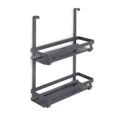 Porte-bocaux à épices Titane en acier - gris anthracite EMUCA