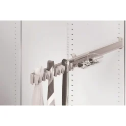 Porte-cravates coulissant à montage latéral avec boîte à accessoires AMBOS
