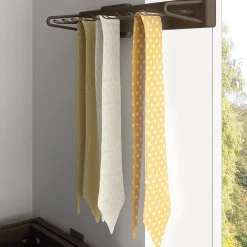 Porte-cravates latéral extractible - Moka EMUCA