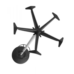 Porte-manteaux et parapluie gris et noir 5 têtes AC24 - hauteur 1,72m CARAY
