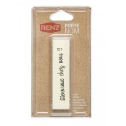 Porte-nom boîtes aux lettres - à encliqueter - en plastique RENZ