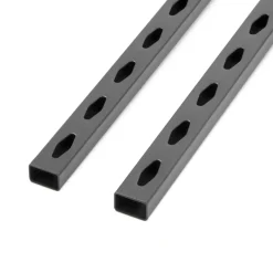 Porte-épices sur crémaillère - 3 paniers en acier gris anthracite EMUCA