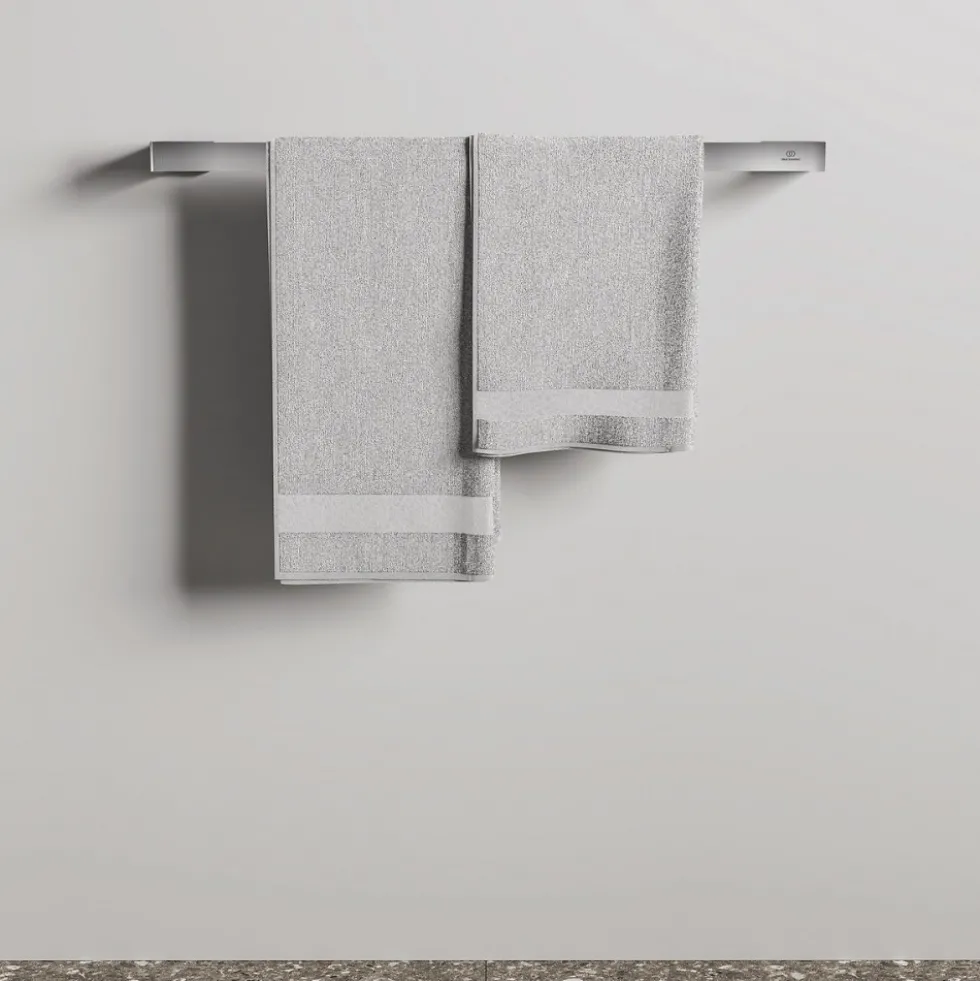 Porte-serviettes mural - 1 barre - carré - Conca IDEAL STANDARD