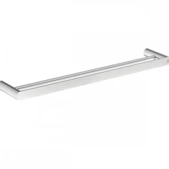 Porte-serviettes mural - double barre - rond - Conca IDEAL STANDARD
