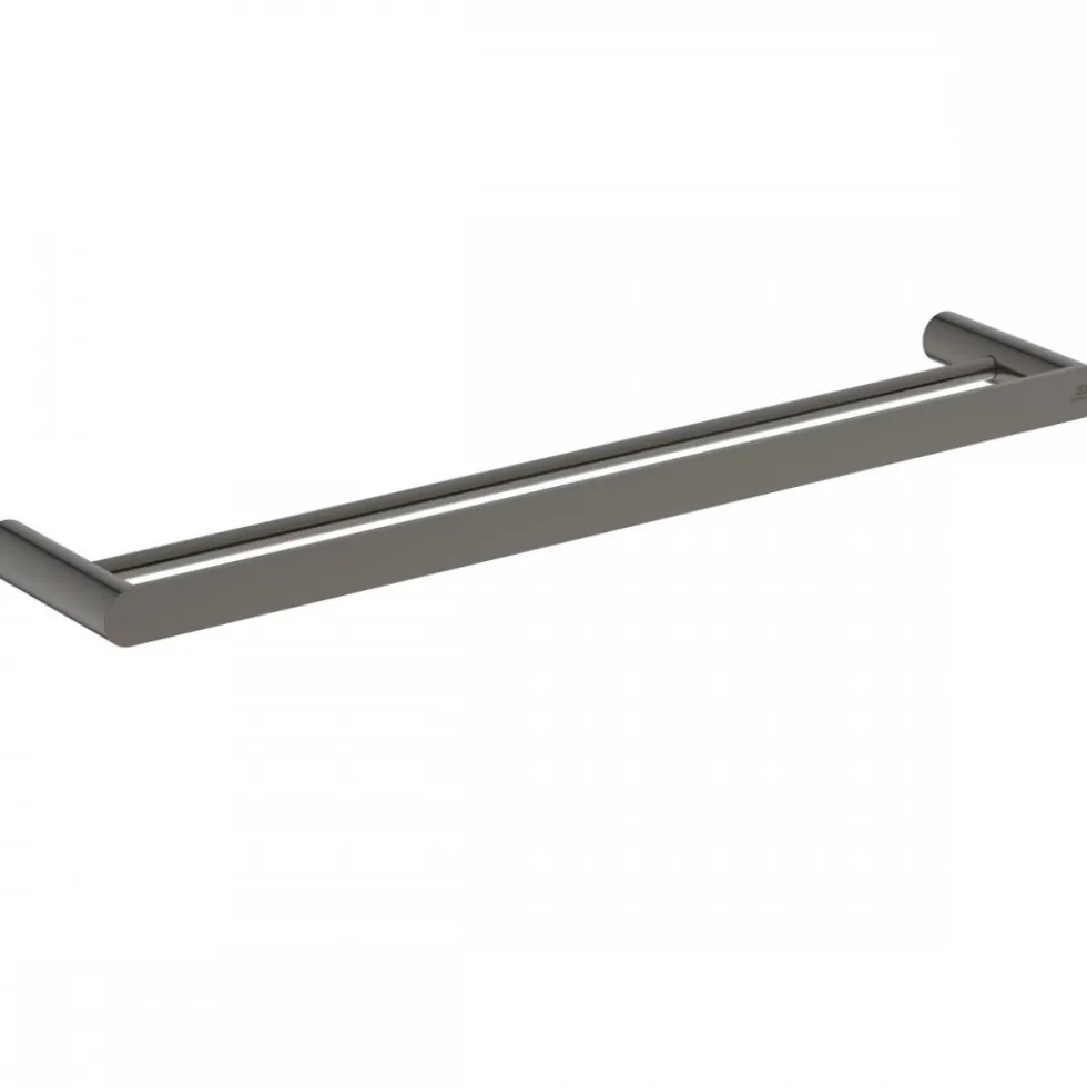 Porte-serviettes mural - double barre - rond - Conca IDEAL STANDARD