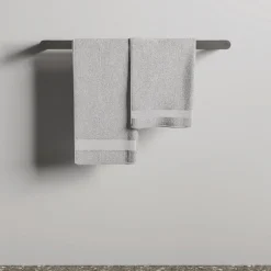 Porte-serviettes mural - double barre - rond - Conca IDEAL STANDARD
