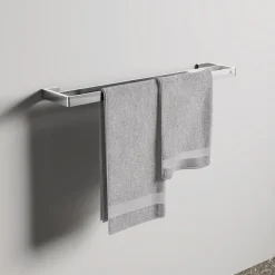 Porte-serviettes mural - double barre - carré - Conca IDEAL STANDARD