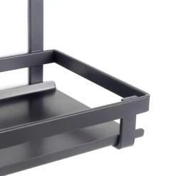 Porte-ustensiles de cuisine à accrocher Titane - acier anthracite EMUCA