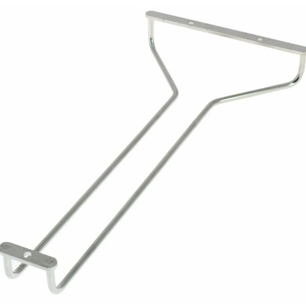 Porte-verres suspendu simple - fixation sous tablette CUIVRINOX