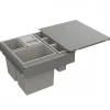 Poubelle de cuisine Frame pour tiroir ArciTech - 6 compartiments HETTICH