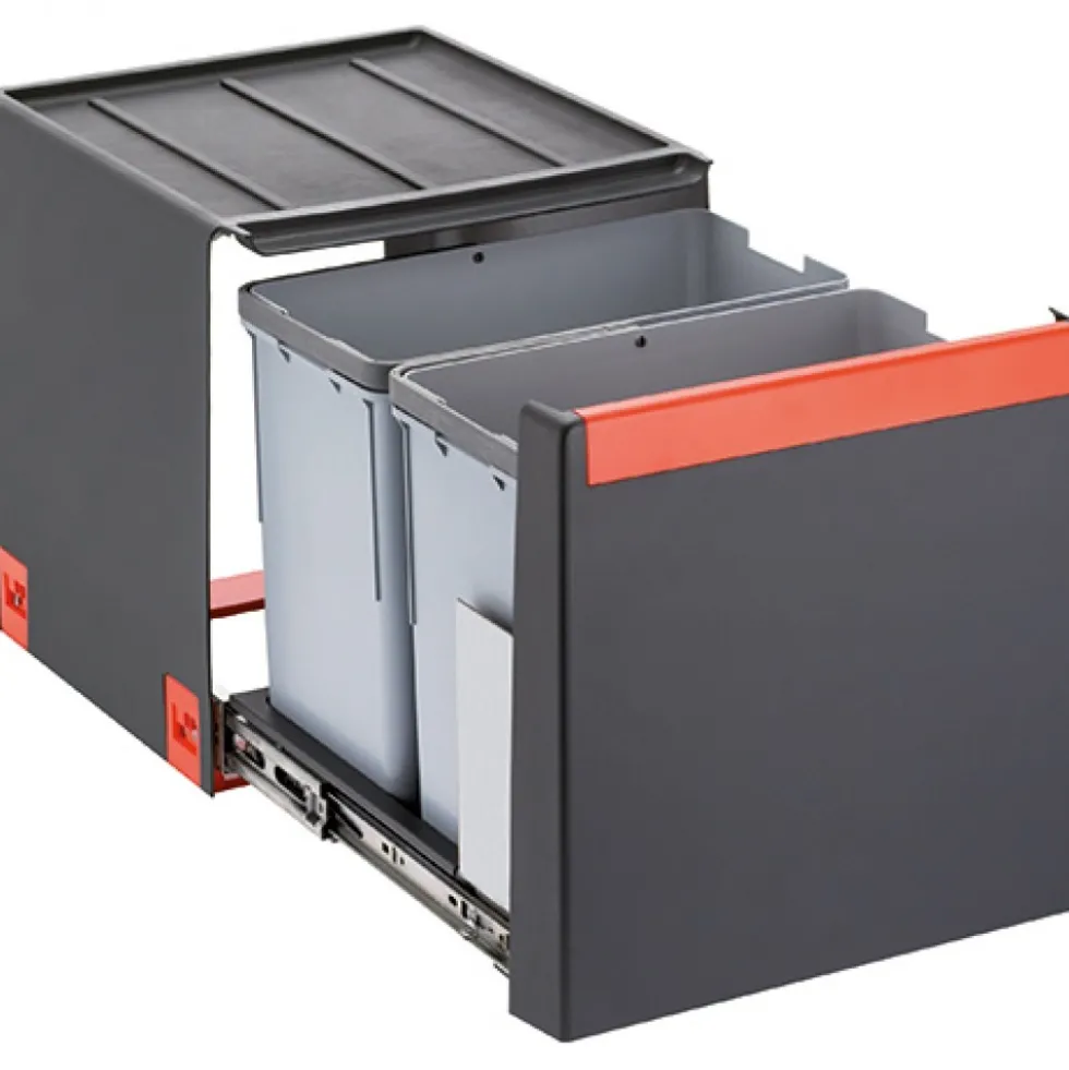 Poubelle tri-sélectif Cube 40 - pour caisson de 400 mm - 28 litres FRANKE