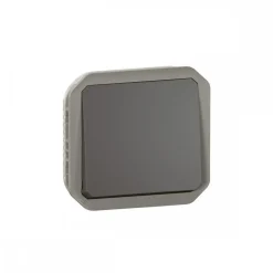 Poussoir NO composable étanche 10A avec enjoliveur - Plexo LEGRAND