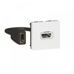 Prise audio/vidéo HDMI Type-A version 2.0 - préconnectorisée - Mosaic LEGRAND