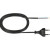 Prise câblée H03VVH2F - 2 x 0,75 mm² - couronne de 5 mètres SYNERCIA