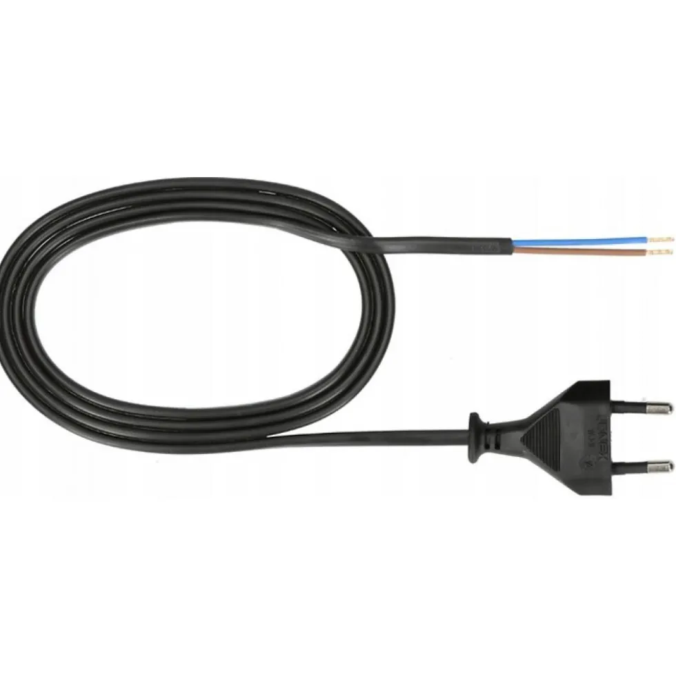 Prise câblée H03VVH2F - 2 x 0,75 mm² - couronne de 5 mètres SYNERCIA