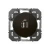 Prise chargeur USB noire - Dooxie LEGRAND