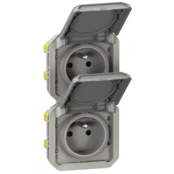Prise de courant 2P+T composable - 16A 250V - Plexo LEGRAND