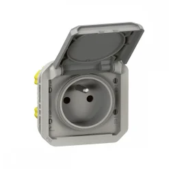 Prise de courant 2P+T composable - 16A 250V - Plexo LEGRAND