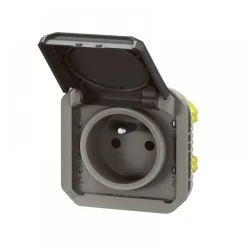 Prise de courant 2P+T composable - 16A 250V - Plexo LEGRAND