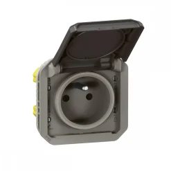 Prise de courant 2P+T composable - 16A 250V - Plexo LEGRAND