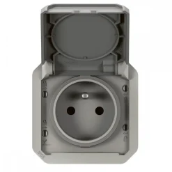 Prise de courant 2P+T composable - 16A 250V - Plexo LEGRAND