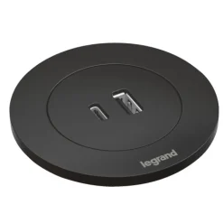 Prise encastrable sur plan avec chargeur USB-A/C - INCARA™ Disq 60 LEGRAND